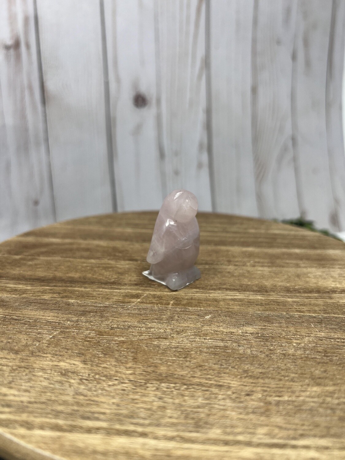 Crystal Penguin SM - Rose Quart