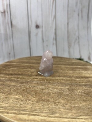 Crystal Penguin SM - Rose Quart