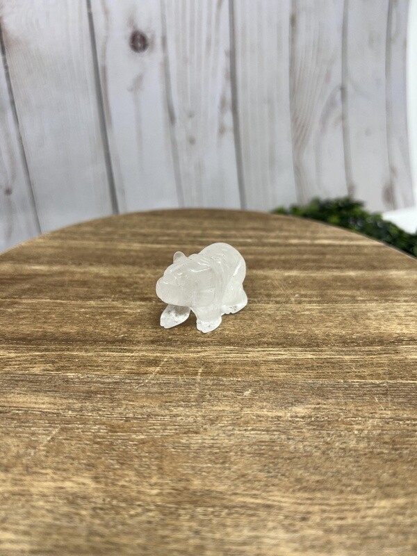 Crystal Bear - Clear Quartz