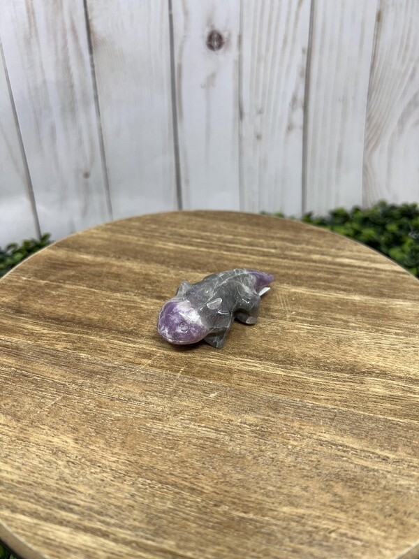 Crystal Axolotl - Amethyst