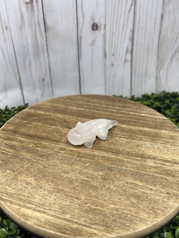 Crystal Axolotl - Clear Quartz