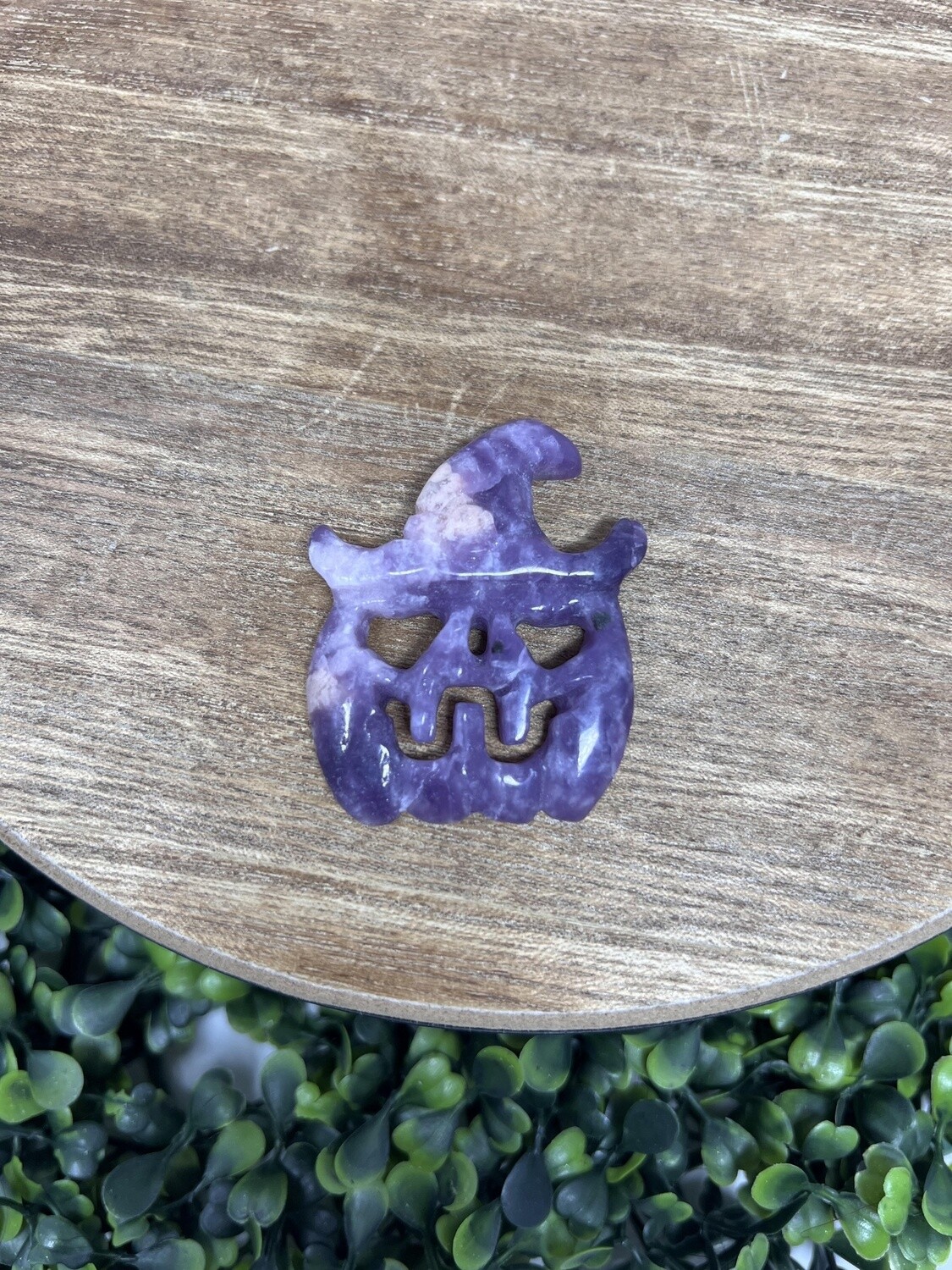 Crystal Flat Pumpkin 2&quot;