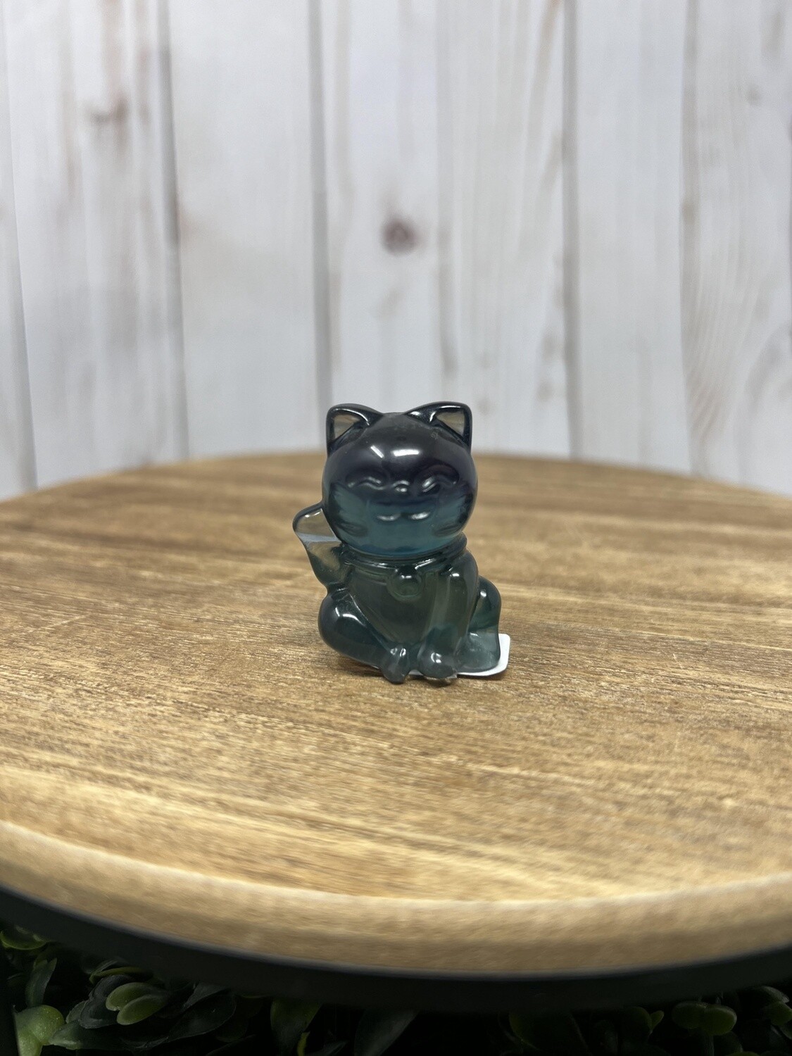 Crystal Lucky Cat - Fluorite