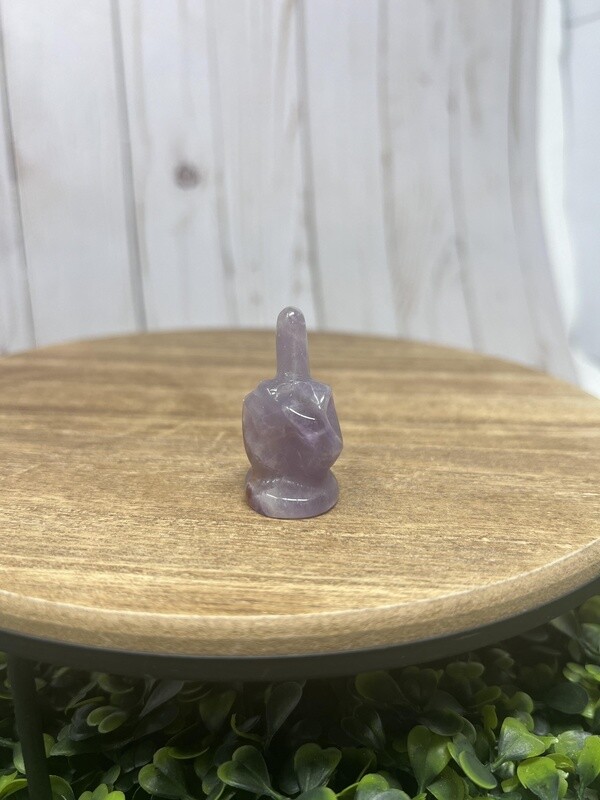 Crystal Middle Finger