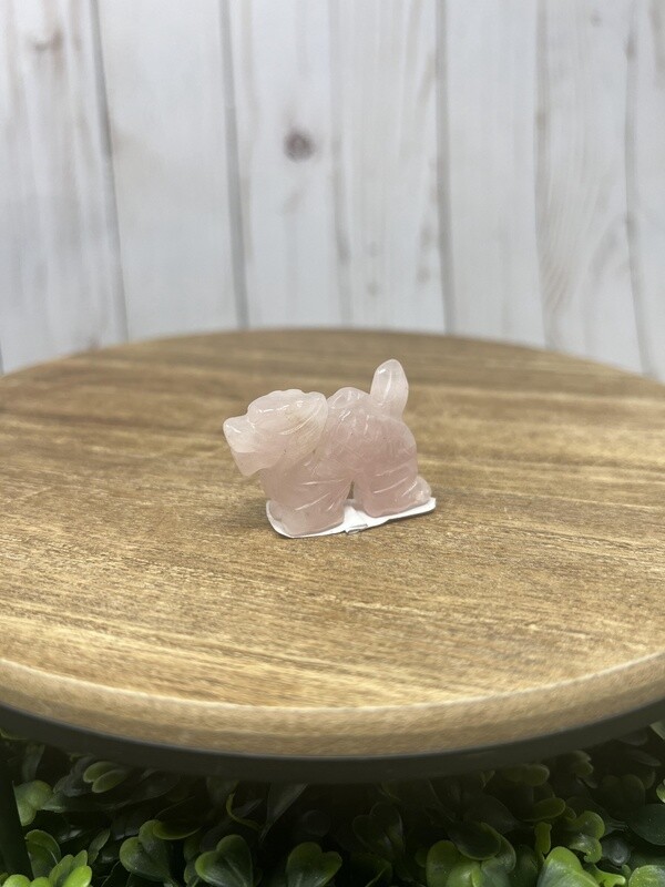 Crystal Dragon - Rose Quartz