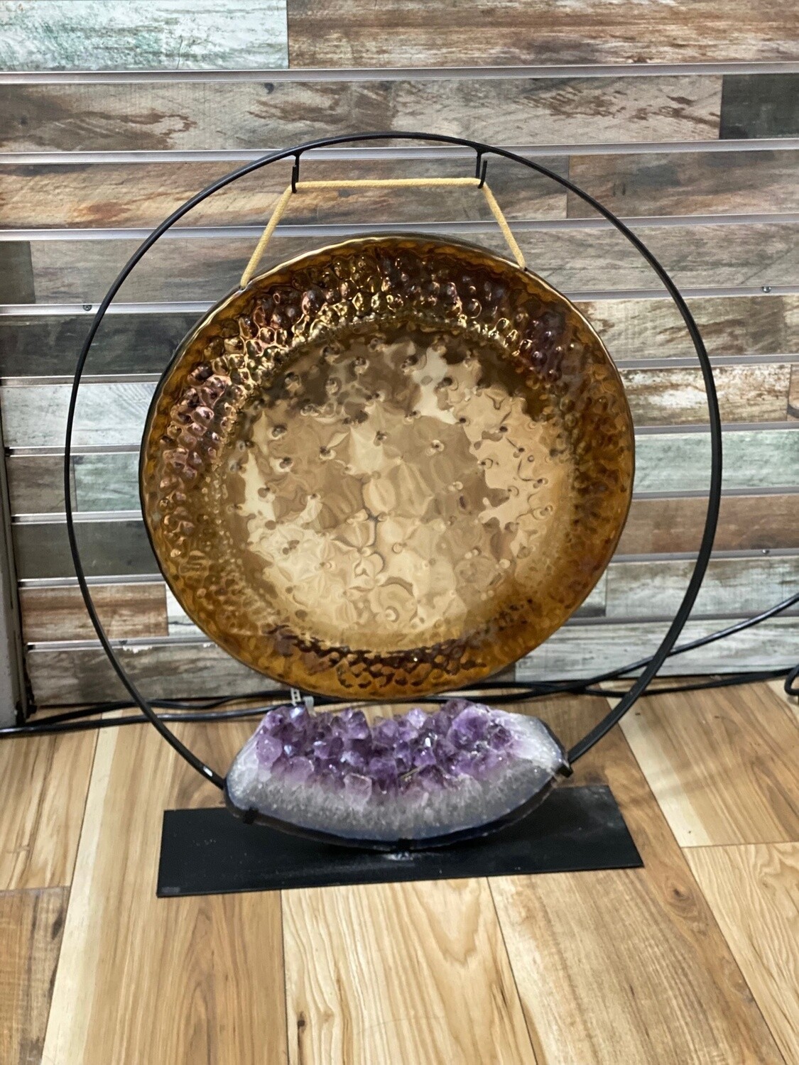 Amethyst Gong Stand