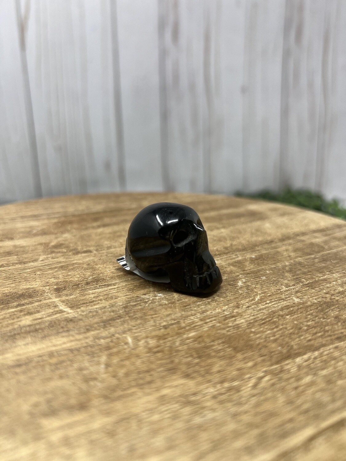 Black Obsidian Skull