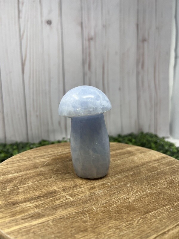 Blue Calcite Mushroom - 35