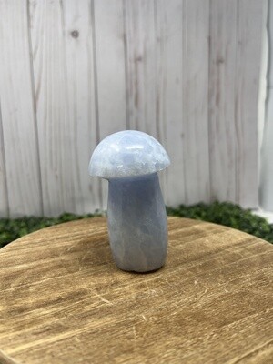 Blue Calcite Mushroom - 35