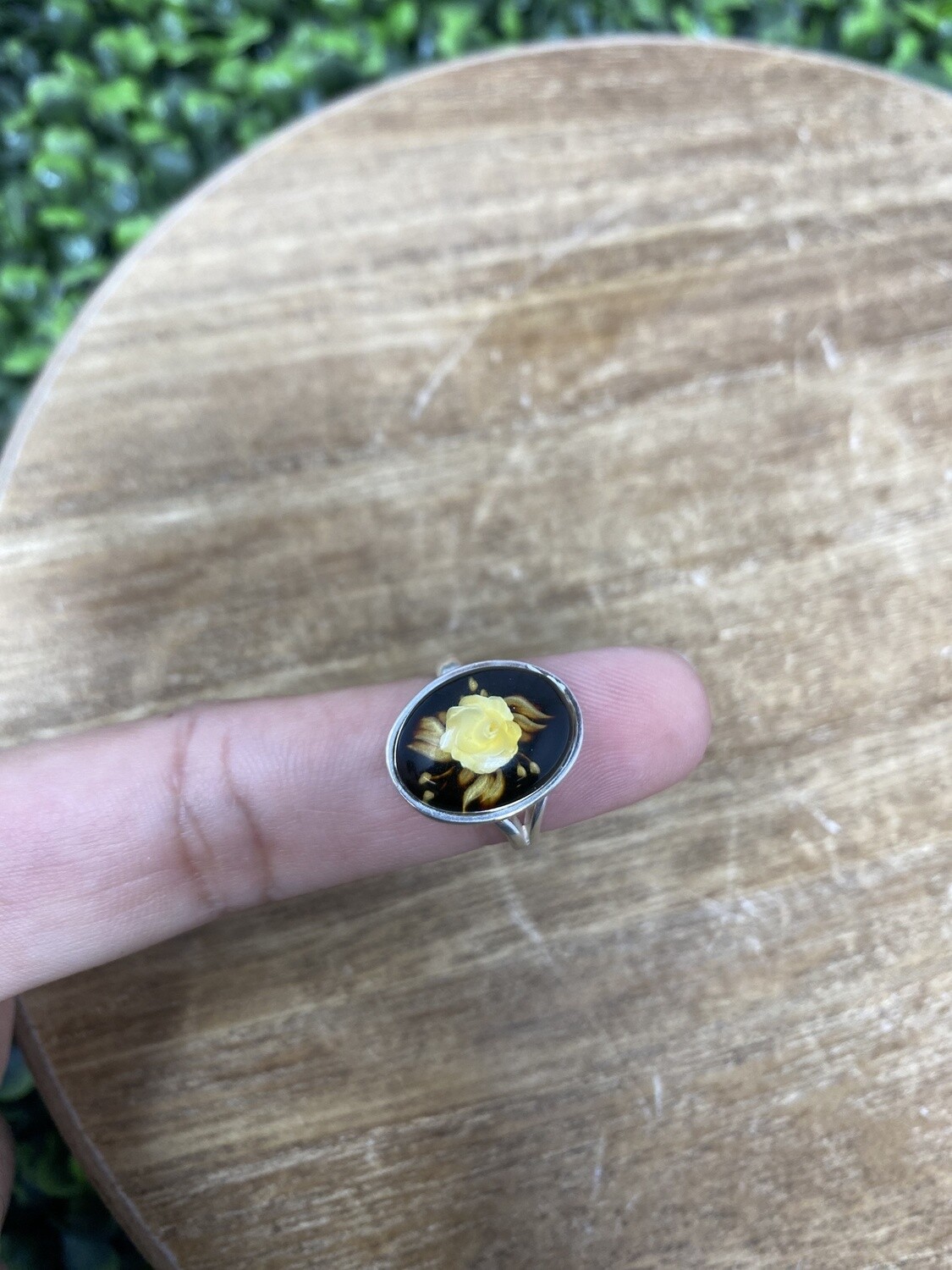 Amber Rose Ring