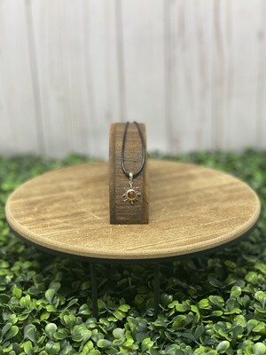 Amber Mini Sun Necklace