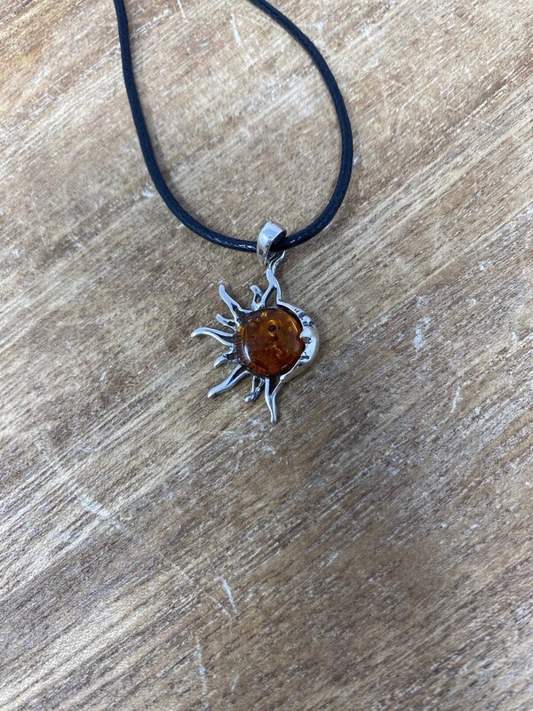 Amber Half Sun + Moon