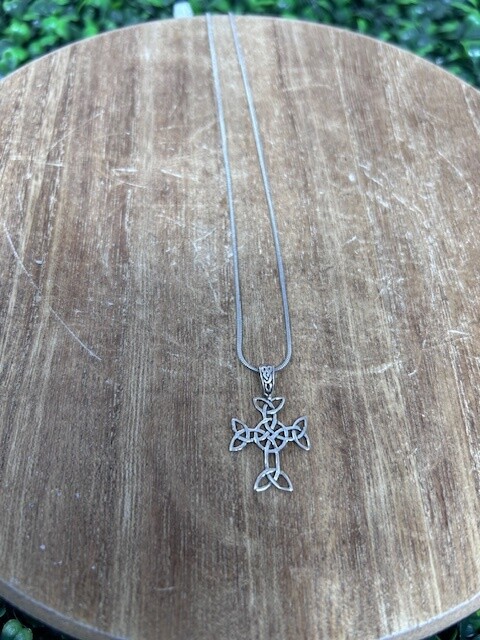 Celtic Triquetra Cross Pendant