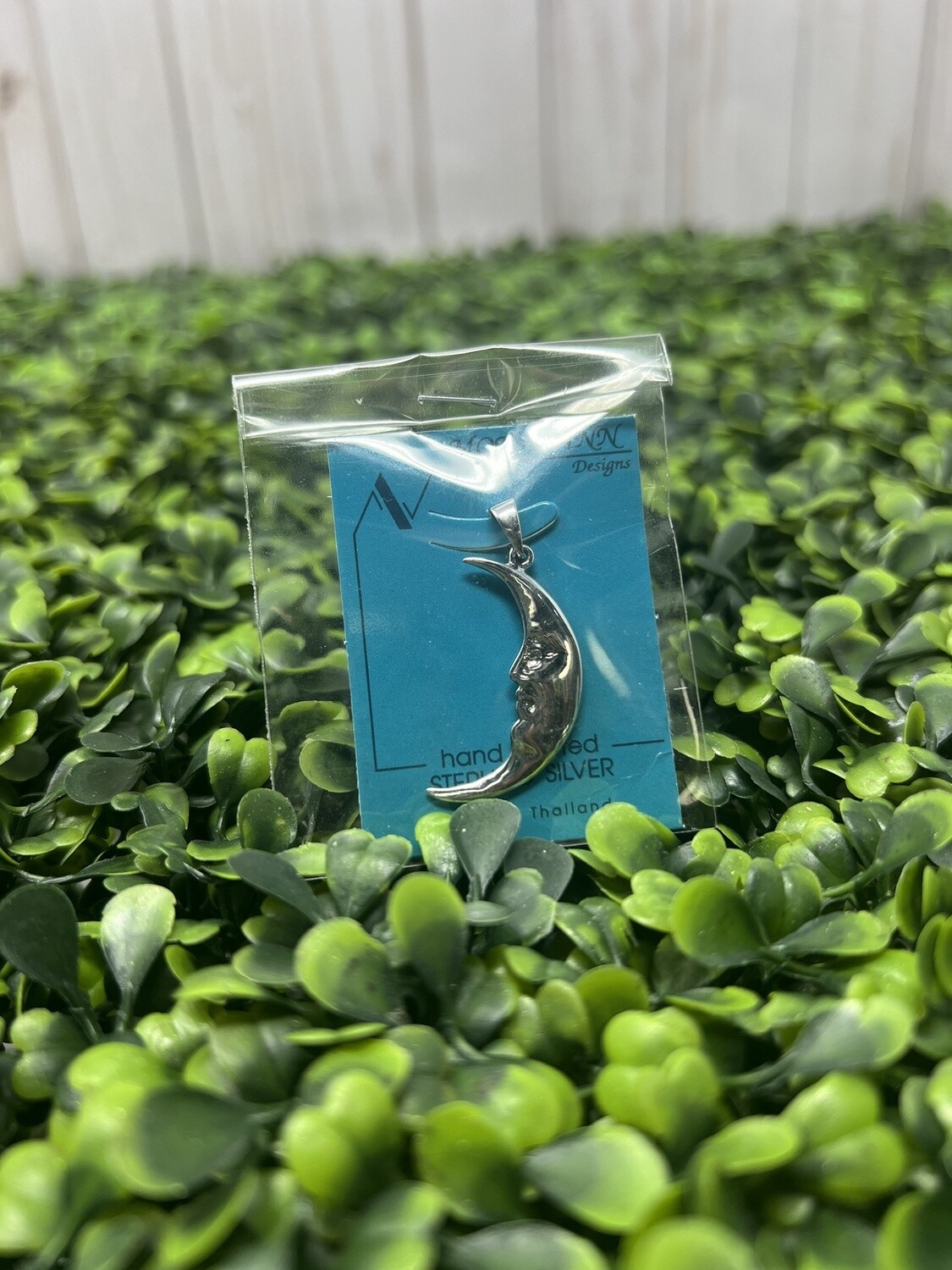 Moon Face SS Necklace