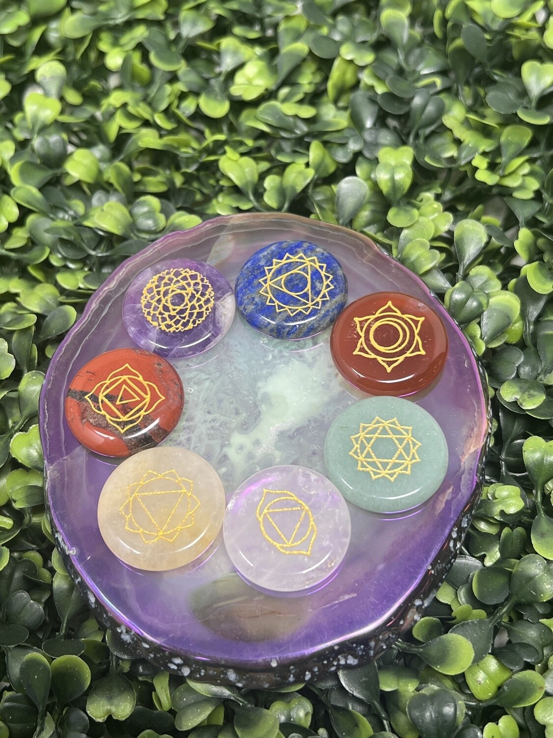 Chakra Circle Crystal Set