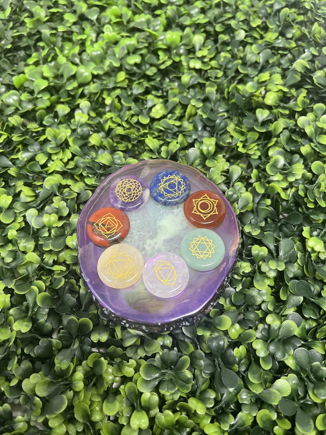 Chakra Circle Crystal Set