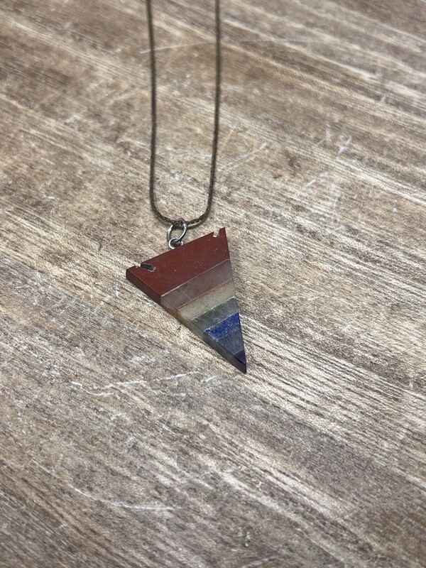 Chakra Triangle Pendant