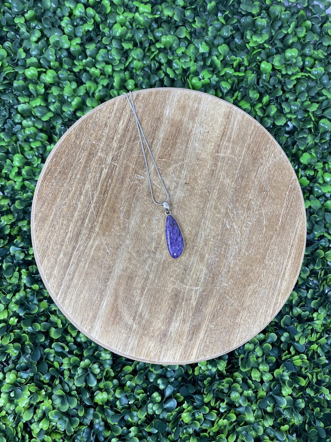 Charoite Oval Necklace