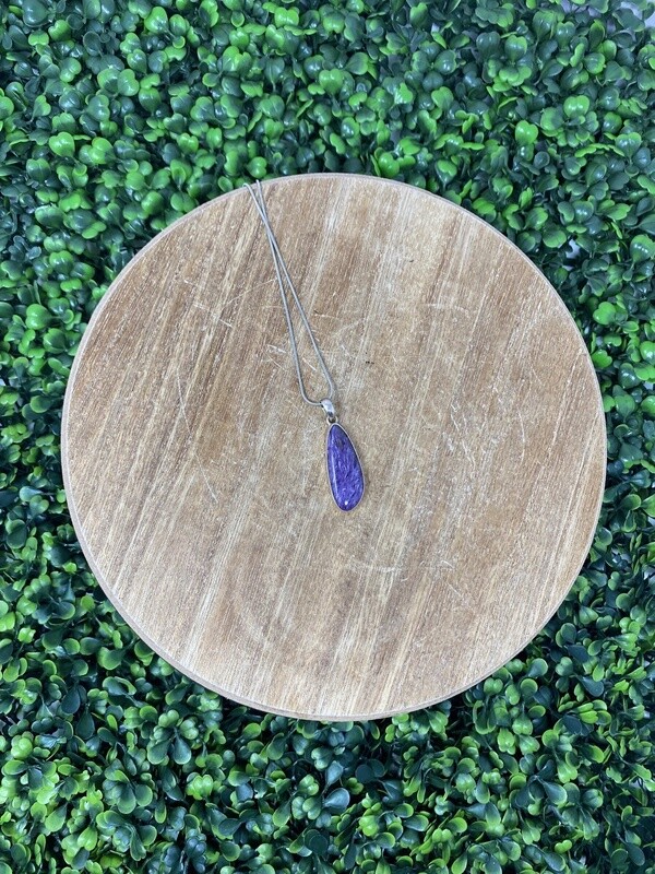Charoite Oval Necklace
