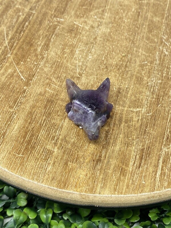 Coyote Head - Amethyst