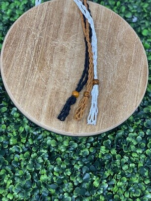 Crochet Necklace for Crystals