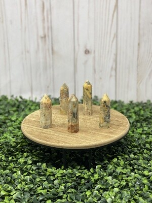 Crazy Lace Agate Tower