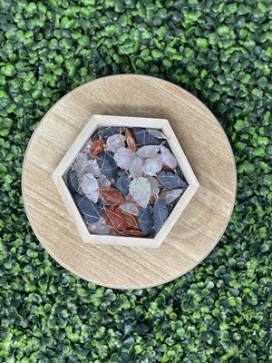 Raw  Wrapped Crystal Arrowhead Pendant