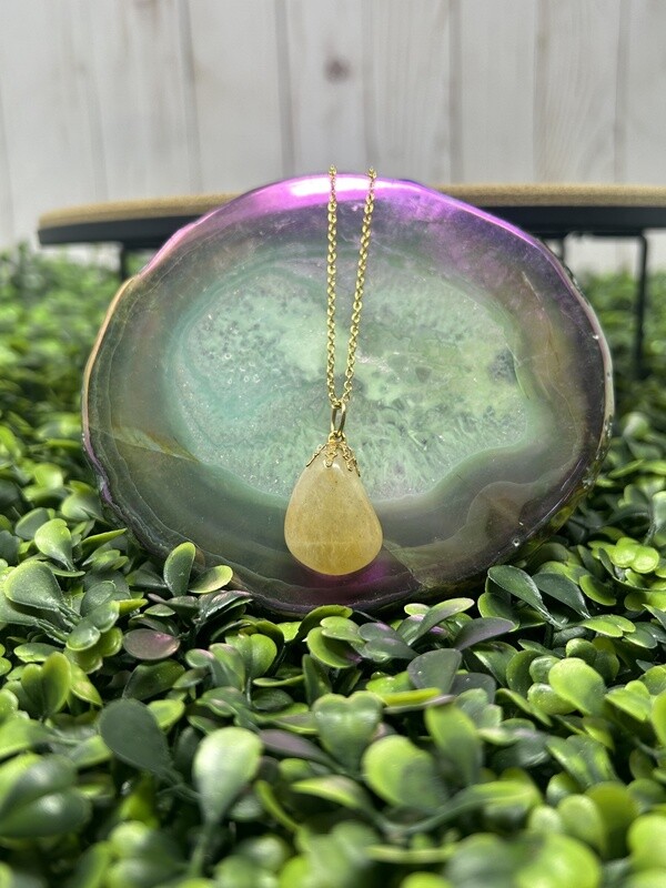 Citrine Copper Necklace