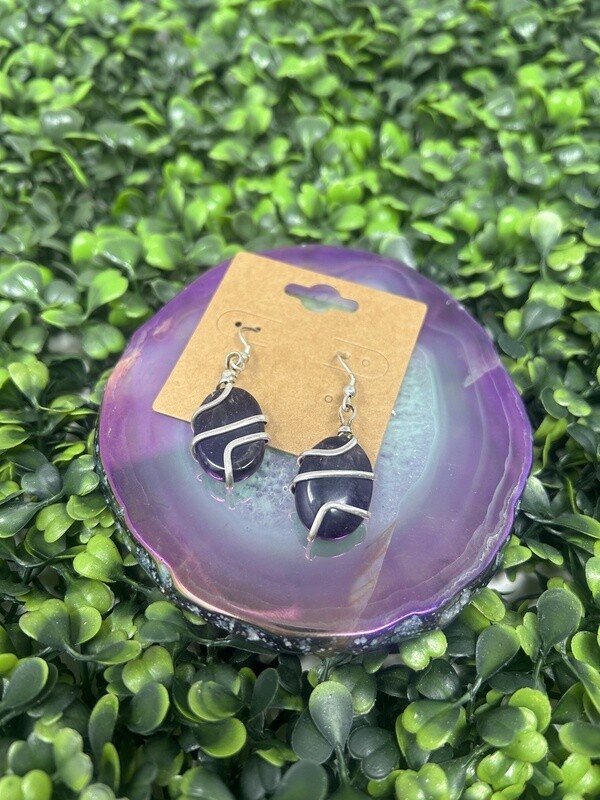 Coil Oval Earrings