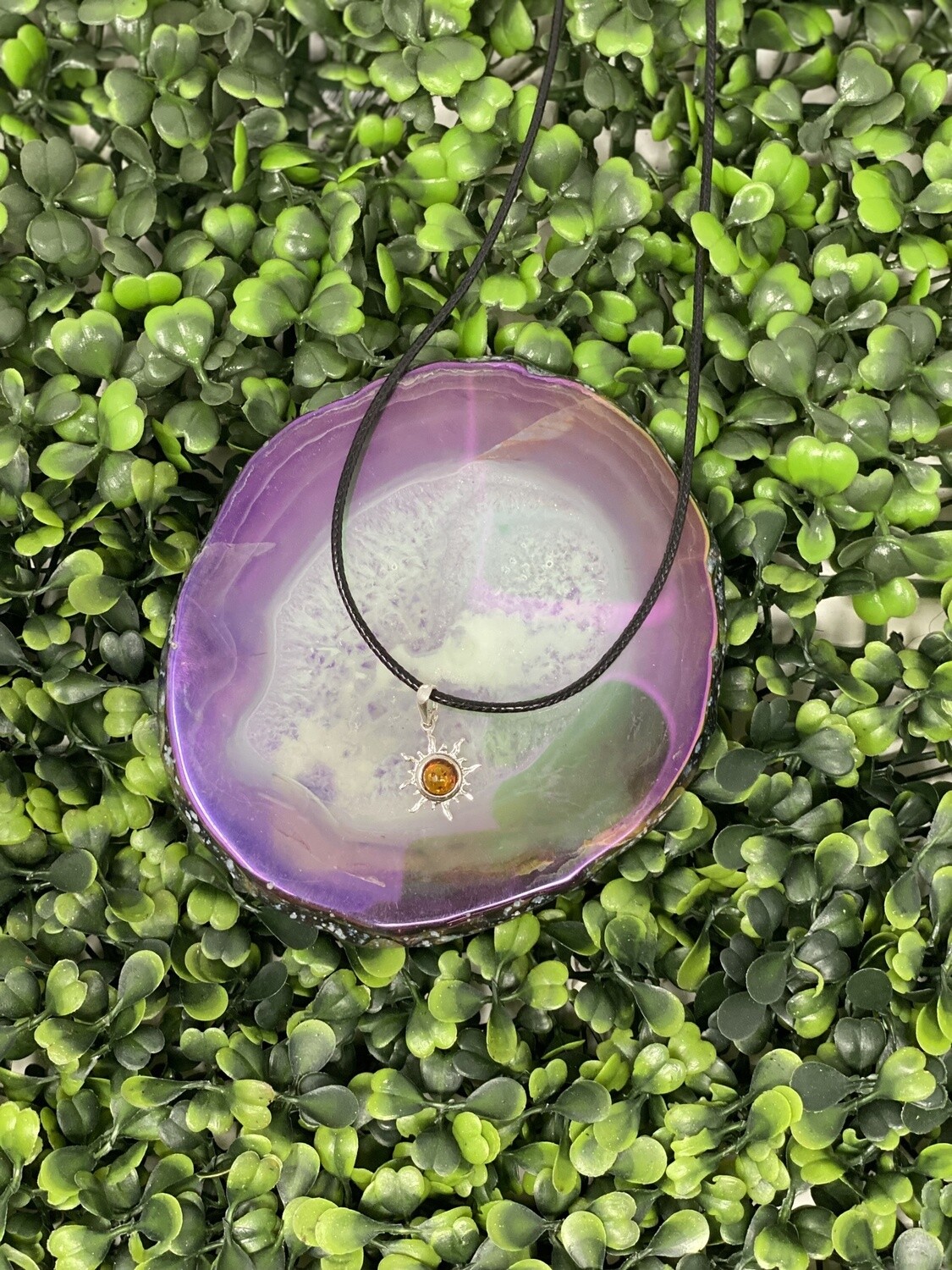 Amber Sun Necklace