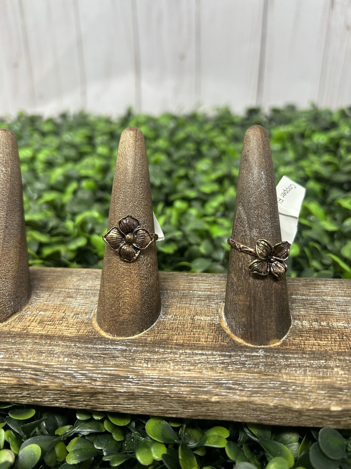 Copper Flower Ring