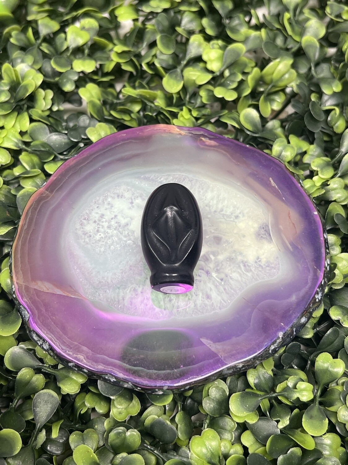 Crystal Coochie 1.50&quot;, Crystal: Black Obsidian