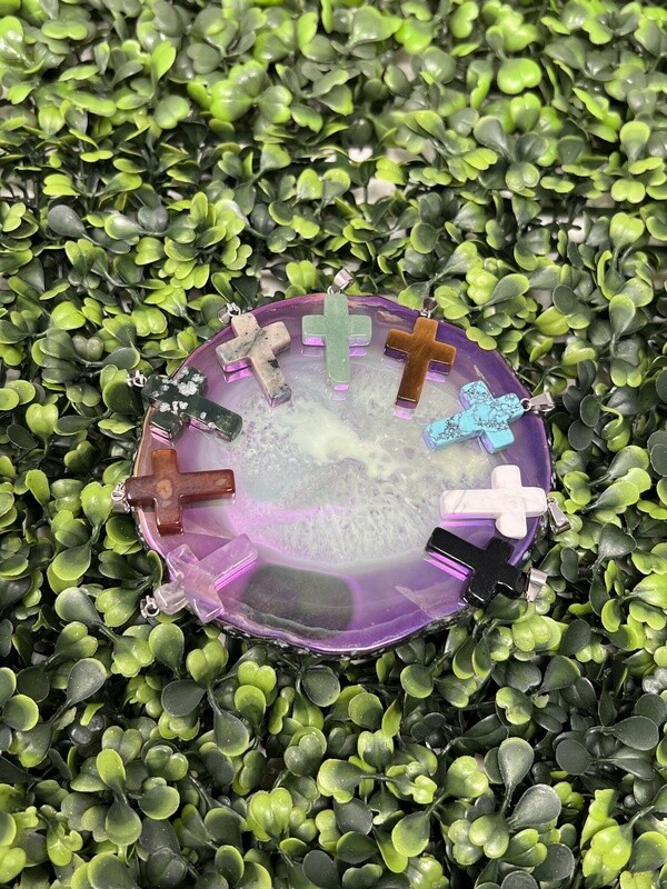 Crystal Cross Necklace Mini