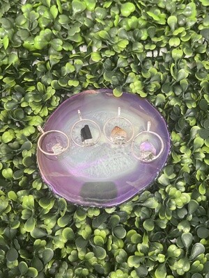 Crystal Hoop Pendant