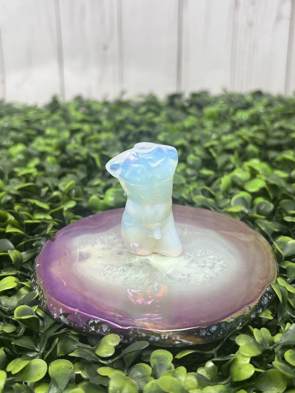Crystal Masculine Body 2x1&quot;, Crystal: Opalite