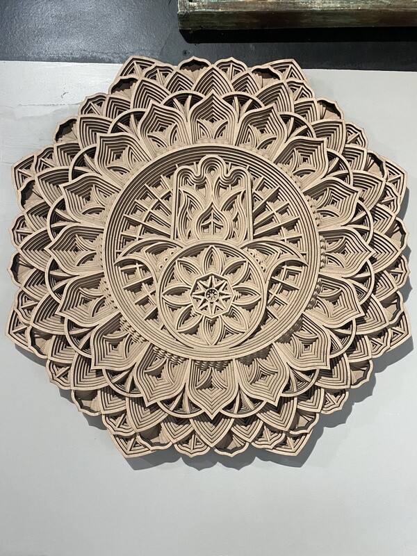 Wooden Wall Decor Hamsa