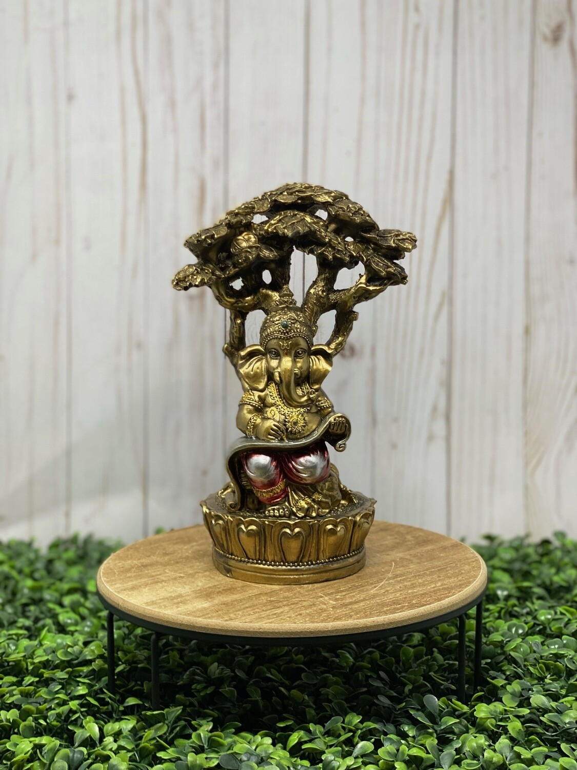 Ganesh Reading in Tree