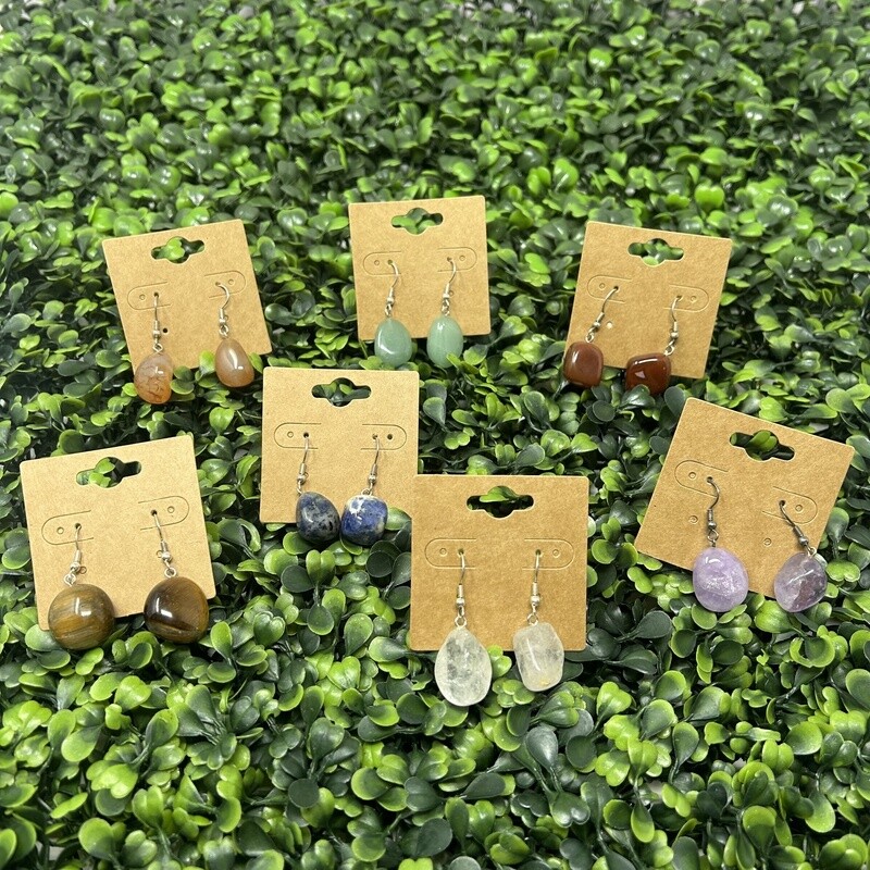 Tumbled Crystal Earring