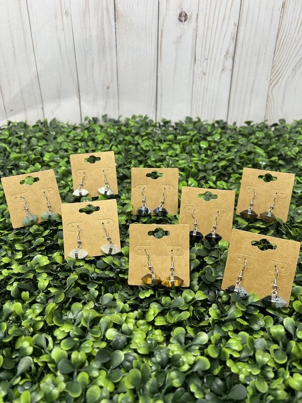 Double Term Crystal Earrings