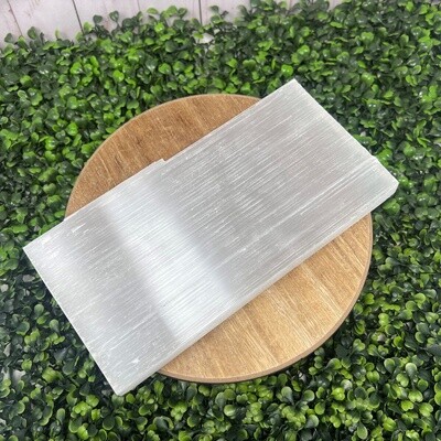 Selenite Rectangle Bar LG
