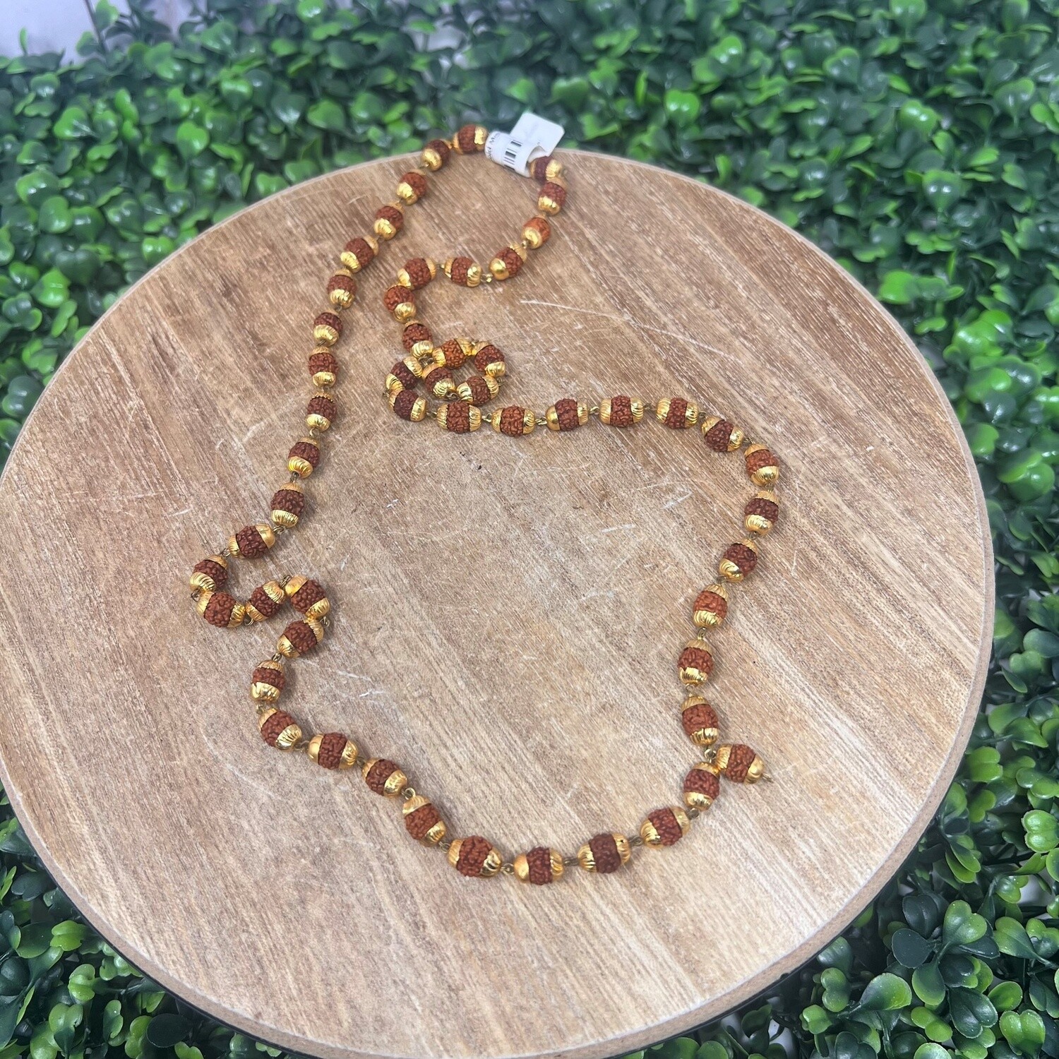 Rudraksha + Gold Mala