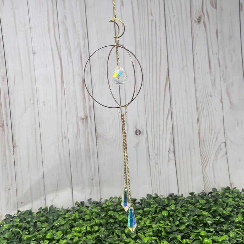 Moon Prism Circle Suncatcher