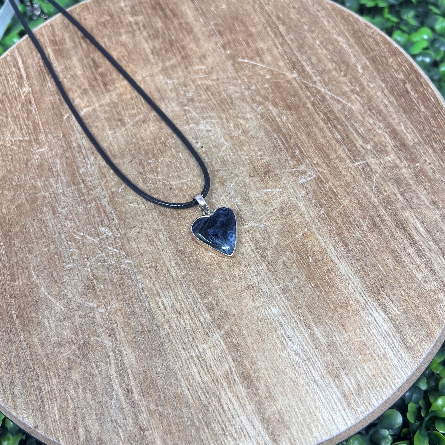 Pietersite Heart Necklace