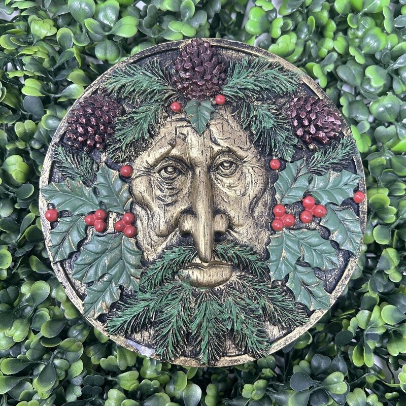 Greenman Plaque-Winter