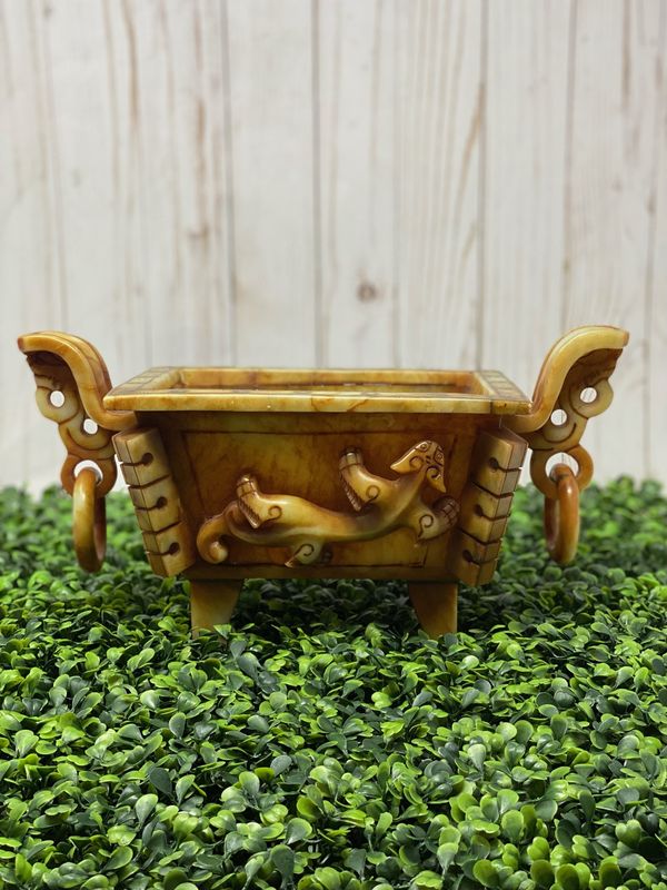 Jade Wagon Statue