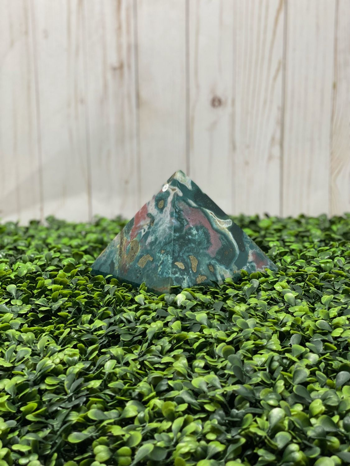 Ocean Jasper Pyramid 4.5x5&quot;