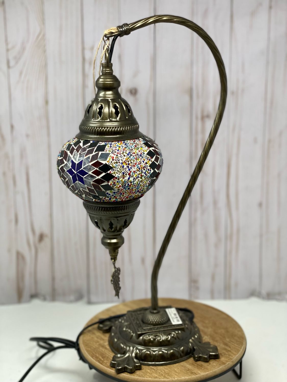 Turkish Mosaic Camel Neck Lamp