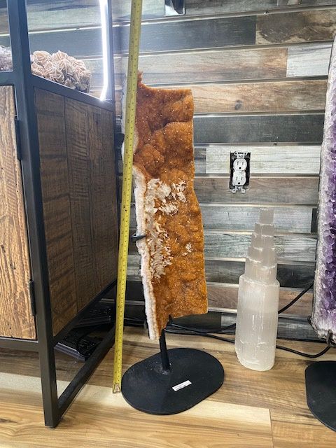 Citrine Druze Stand