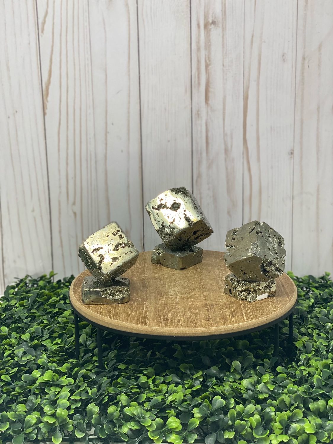 Pyrite Druzy Cube