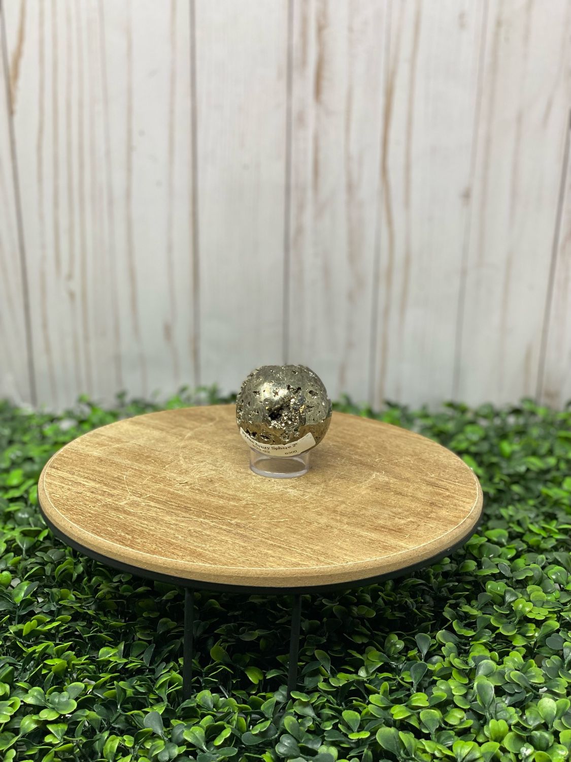 Pyrite Druzy Sphere 2&quot;